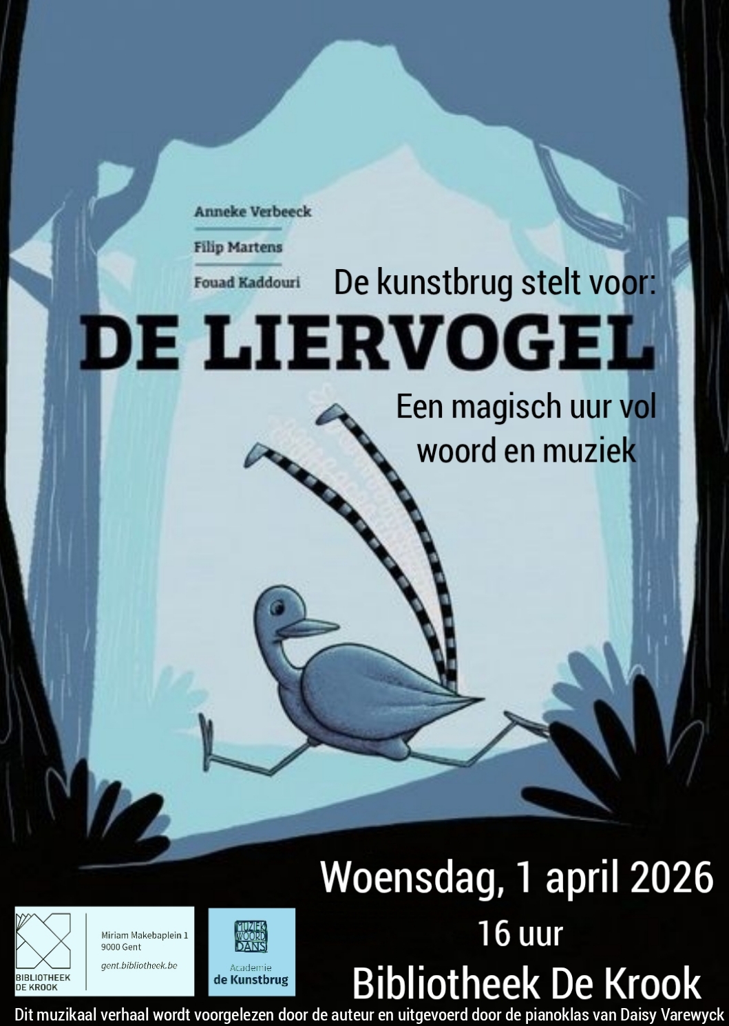 de liervogel affiche